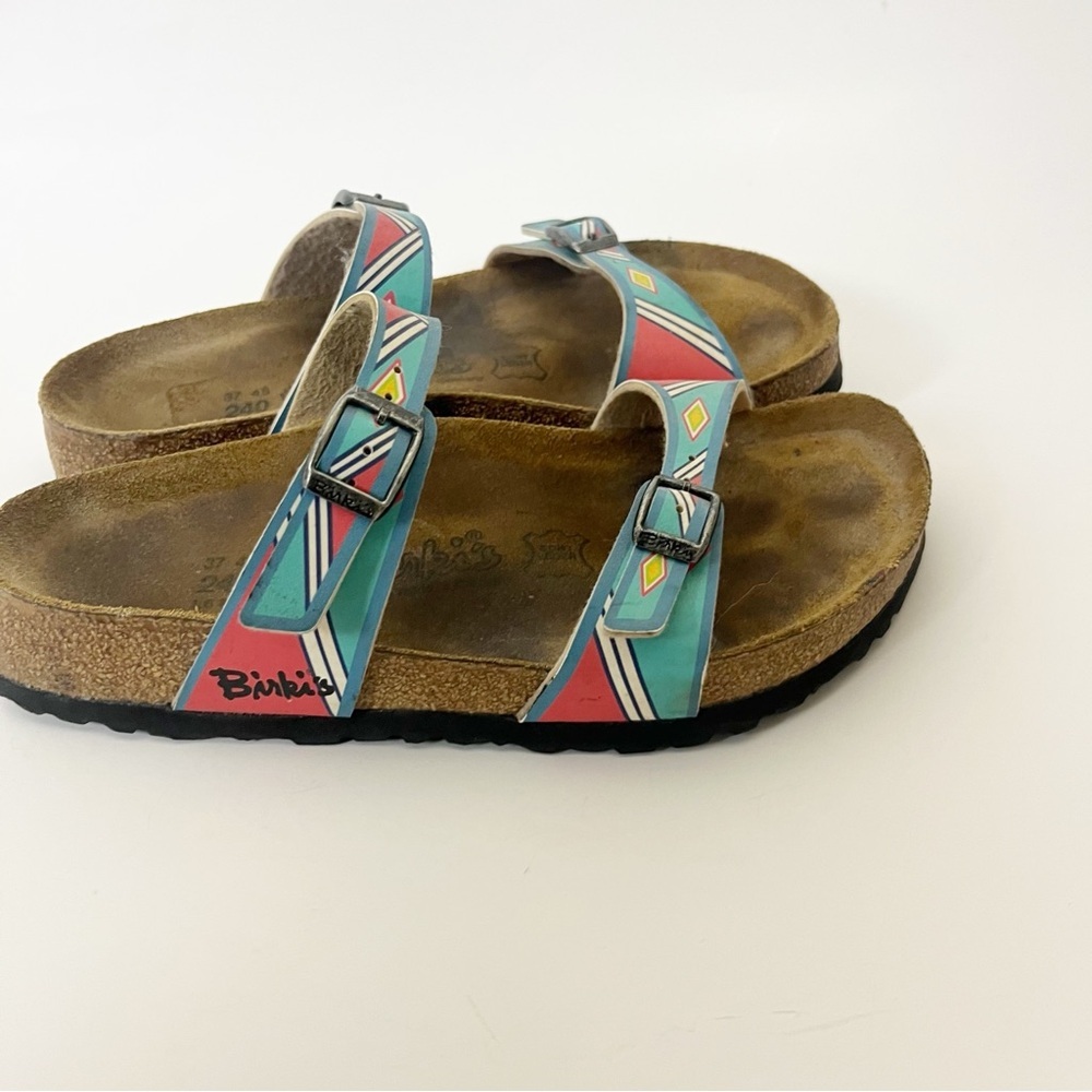 Birkenstock Arizona Aztec Slip On Sandals Size 6 - Picture 3 of 6
